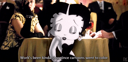 Black And White Work GIF