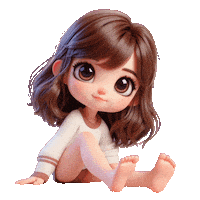 elistorycriativo girl sitting menina garota Sticker