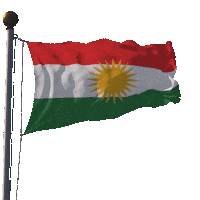 Flag Kurd Sticker