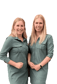 SanneSfeer happy good twins feest Sticker