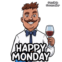 Happy Wine Sticker by VeeFriends