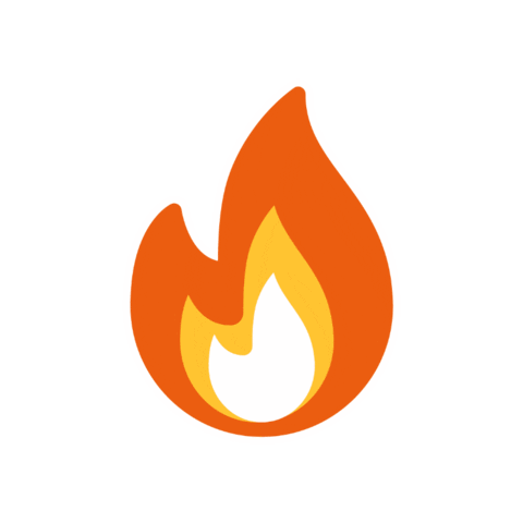 MonchitosSnack giphygifmaker fire monchitos monchitossnack Sticker