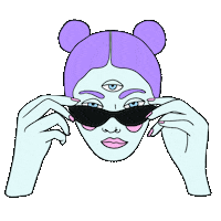 Sunglasses Judging Sticker by JessTales