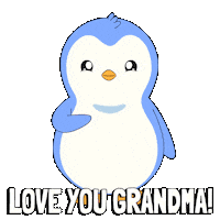 Penguin Grandma Sticker by Pudgy Penguins