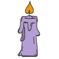 Halloween Fire Sticker