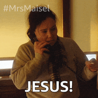 Phone Call Jesus GIF by The Marvelous Mrs. Maisel