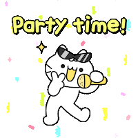 Performing Cool Cat Sticker by Mikitti