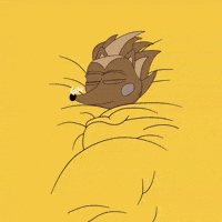 Tired Good Night GIF by HegeCoin