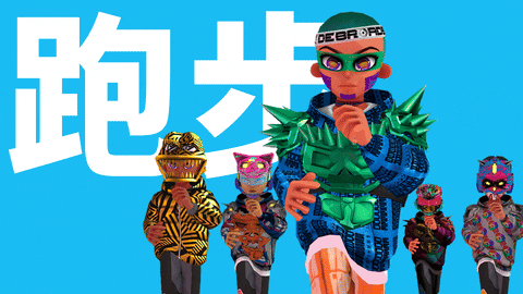 跑步 China GIF by DAZZLE SHIP