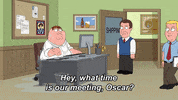 Oscar Sweating GIF by Family Guy