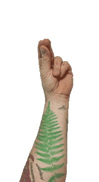THEHOUSEOFARTZ magic hand tattoo weddings Sticker