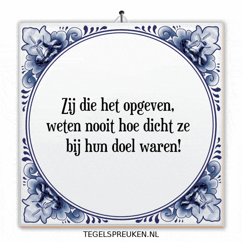 Hoop Spreuk GIF by Tegelspreuken.nl