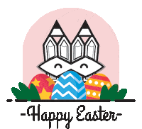 Easter Eggs Sticker by Stamatia Alexaki