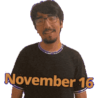 November 16 Sticker