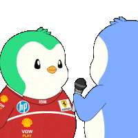 Racing Speak Sticker by Abster