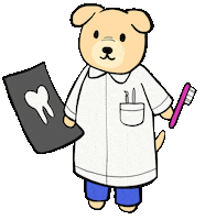 Dog Thank You Sticker by Stefanie Shank