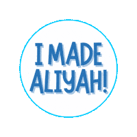 Welcome Home Israel Sticker by Nefesh B'Nefesh