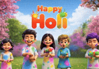 Playing Balam Pichkari GIF