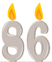 Birthday Flickering Sticker