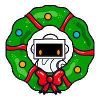 Happy Merry Christmas Sticker by Nuevo Foundation