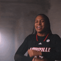 Womens Basketball Go Cards GIF by Louisville Cardinals