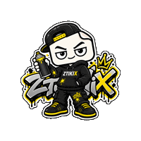 Street Art Tag Sticker by ZTIKIX