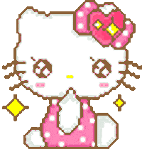 kawaii hello kitty Sticker