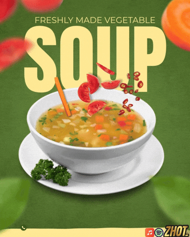 Hot Soup GIF by Zhotcita