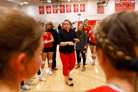 Volleyball Listen GIF by Central College Athletics