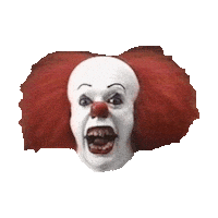 mad pennywise the clown Sticker