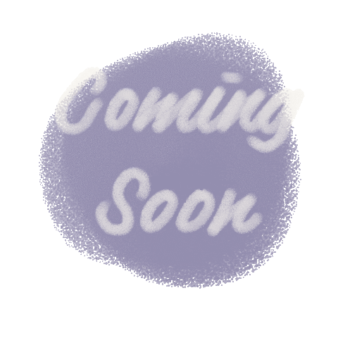 Coming Soon Typography Sticker