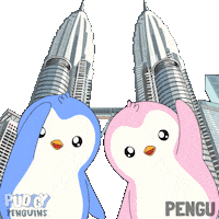 Kuala Lumpur Travel Sticker by Pudgy Penguins