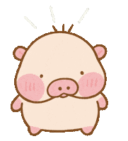Ankoanko0325 pig ありがとう ぶた あんこ Sticker