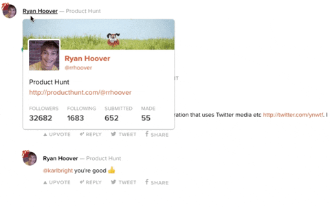 product hunt profile cards GIF by Product Hunt