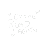 Moving On The Road Sticker