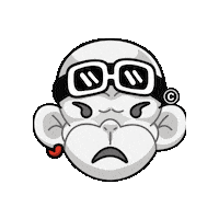 Sad Art Sticker by Zhot Shop