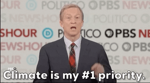 Democratic Debate Tom Steyer GIF by GIPHY News