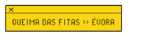 AAUE evora queimadasfitas Sticker