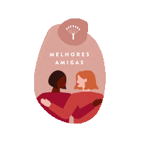 Friends Hair Sticker by Aneethun