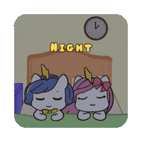 Good Night Bedtime Sticker by Brave Unicorn