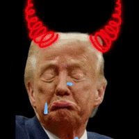 Donald Trump Crying GIF by Maryanne Chisholm - MCArtist