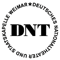 dntweimar theater gelb konzert weimar Sticker