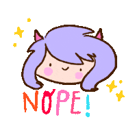 Purple Hair No Sticker by Vania Bachur