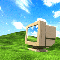 sveneberwein art blue green digital GIF