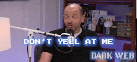 Yell Rob Huebel GIF by Dark Web