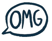 Oh My God Omg Sticker