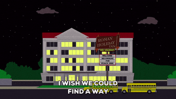 wishing school bus GIF by South Park 