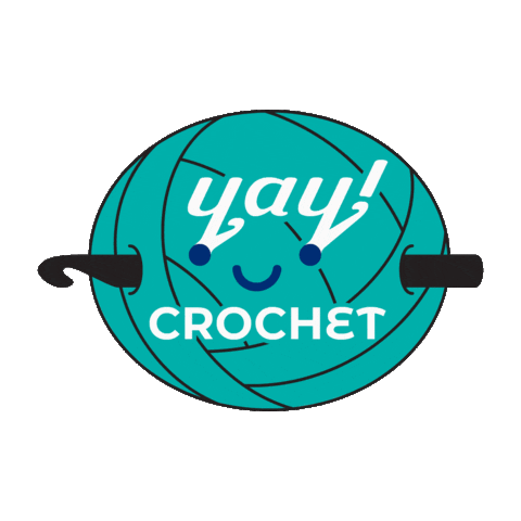 Yarn Crochet Hook Sticker by WeCrochet