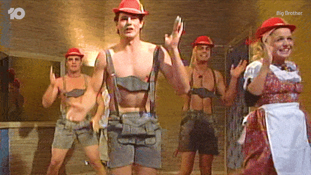 Excited Dance GIF by Big Brother Australia