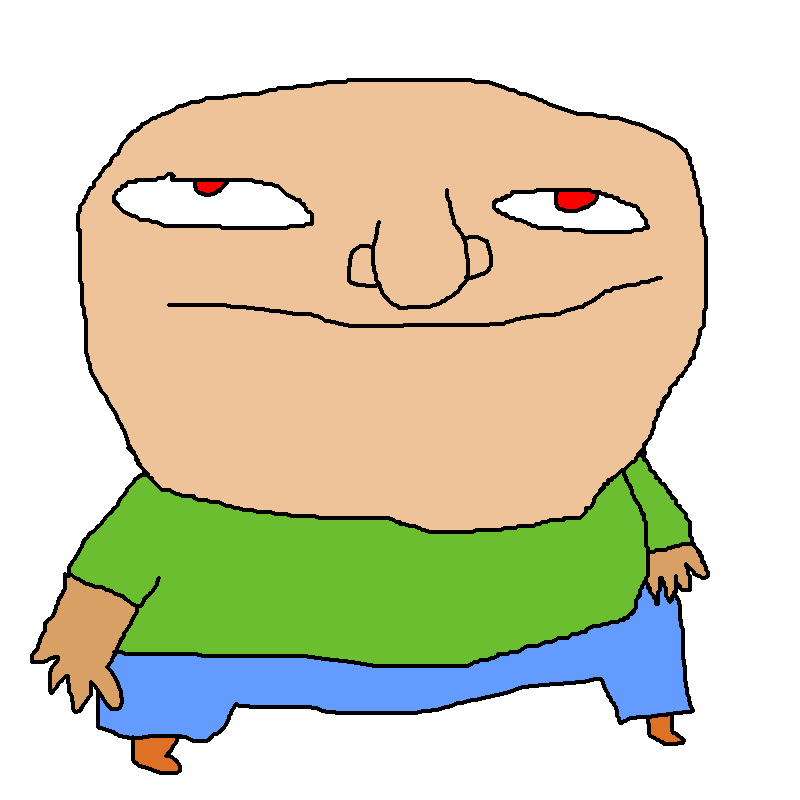 Head Cube Sticker by TRIPLEBUMMER